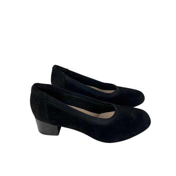 Clark's Chartli Fame Suede Ultimate Comfort Collection Slip On Shoes, Women's 7M - Picture 1 of 9